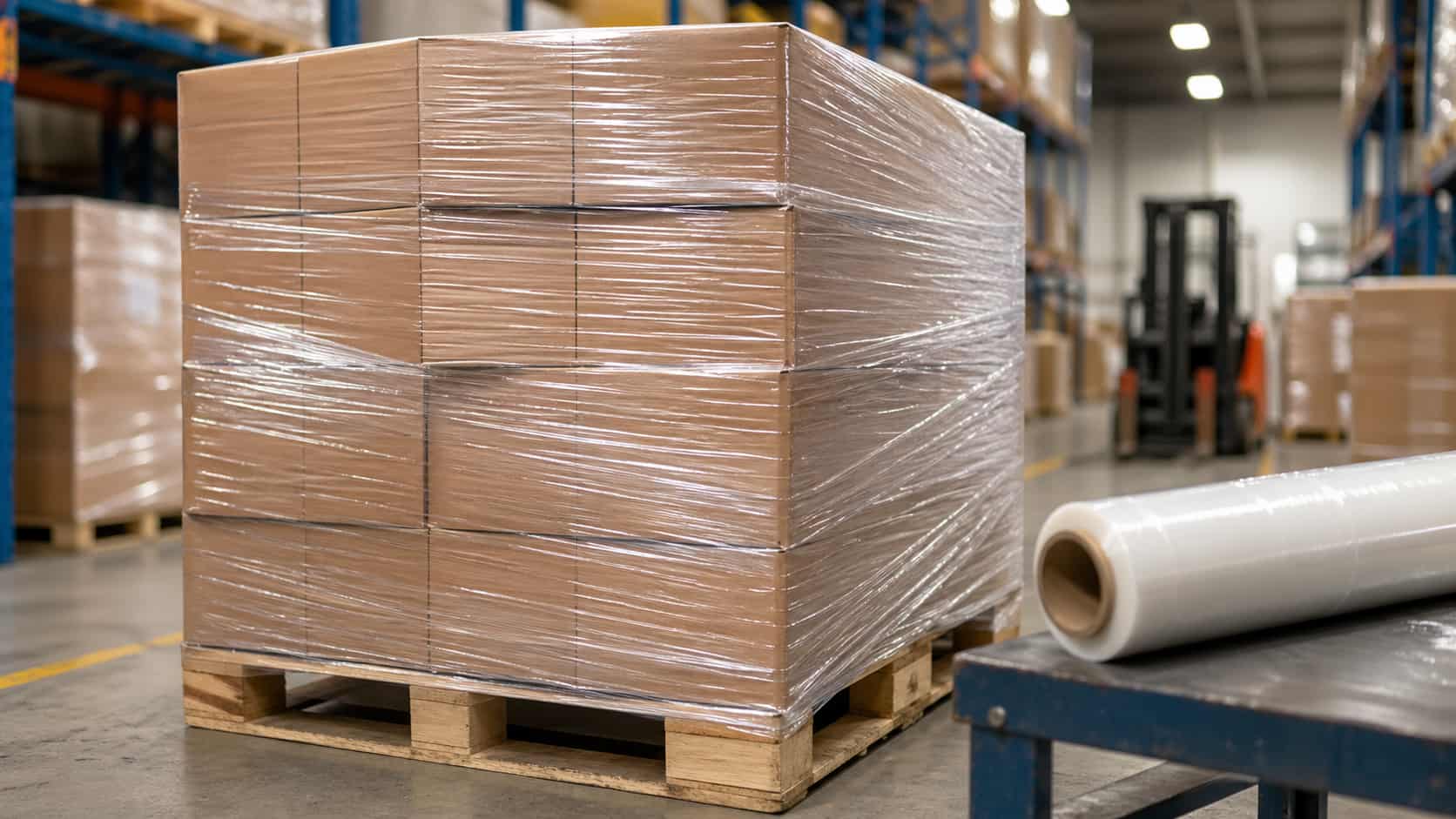 Filme stretch para paletização: a solução para cargas seguras